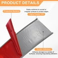 thumbnail image 3 of Uxcell U-Shape Edge Banding 1-3/16" x 19.7ft (30mm x 6M) Self Adhesive TPE Flexible Veneer Tape Soft Edge Strip Protector for Furniture Cabinet Table Protection Repair, Gray, 3 of 7