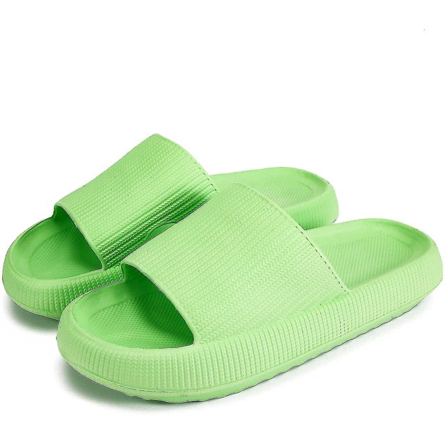 Zapatillas de nube para mujeres y hombres, sandalias de cojín antideslizantes para baño con ducha de masaje