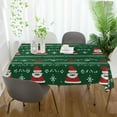 thumbnail image 3 of Yayeee Tablecloths 54" x 72" Rectangle Wrinkle Resistant Party Table Cover, Green Christmas Trees, 3 of 8