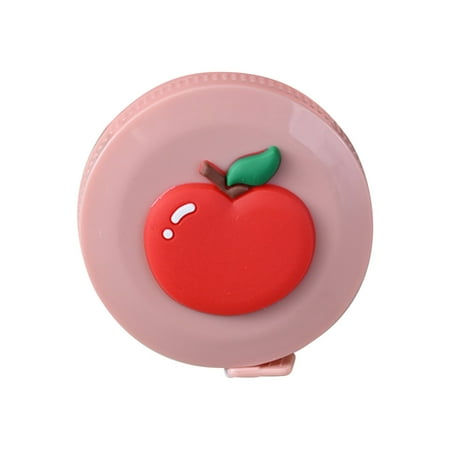 

Moocorvic 1.5M Tape Measure Inch Cm Round Tape Automatic Retractable Soft Colorful Ruler Cartoon Fruit Automatic Telescopic Measuring Tape Measuring Body Circumference