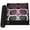 3-Pack Deluxe | Red + Light Pink + White/Lav, variant on Female Women's Oversize Gradient Lens Heart Sunglasses 56mm (White / Amber) - 56mm