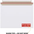 thumbnail image 4 of Lot de 50 Enveloppes Rigides Auto-Scellantes 10x13.5 Pouces pour Documents Photo, Blanc, 4 of 5