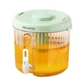 thumbnail image 1 of Cateissary Dispensador de bebidas heladas con grifo para preparar tés y jugos. Dispensador de agua de plástico con grifo. Cocina y Comedor do 4L, 1 of 6