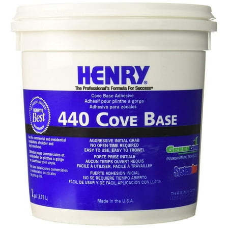 Henry, WW Company 12111 12111 GAL Cove Base Adhesive, Pack of 3