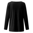 thumbnail image 5 of Camisas Para Mujer Camiseta Suelta de Manga Larga Jersey Tops Moda Casual Impresión Cuello en V Odeerbi ODB123545, 5 of 5