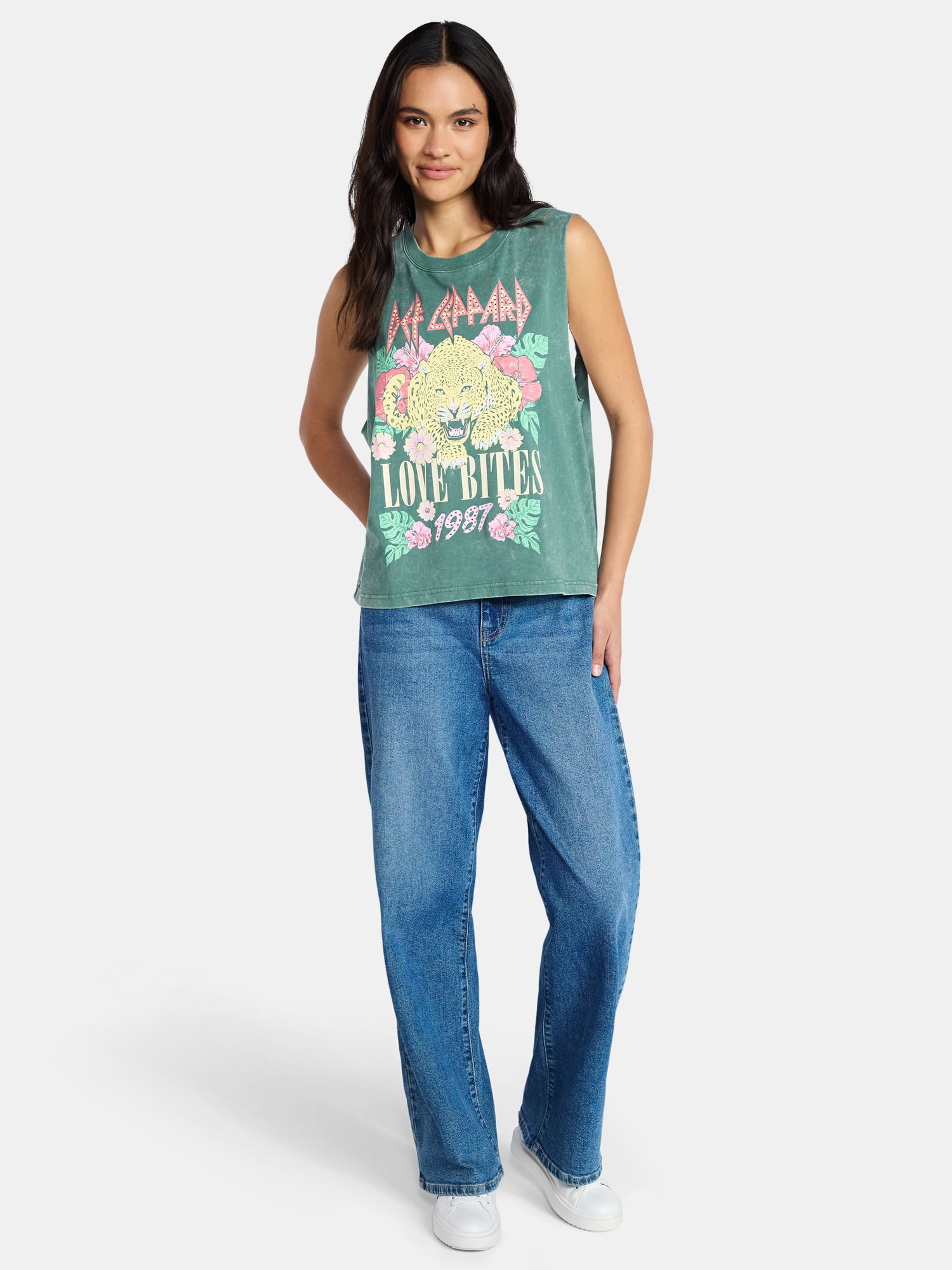 Def Leppard Women's Muscle Tank Top, Sizes XXS-XXL