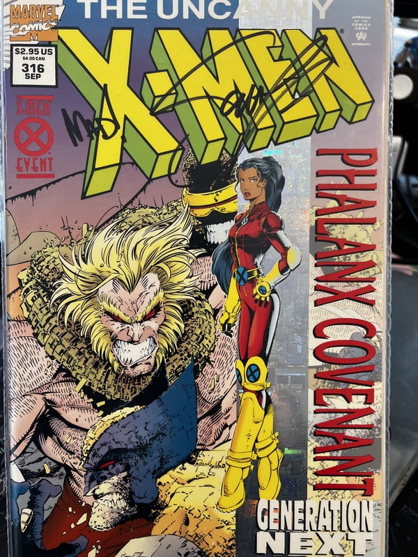 X-Men #316 Signed Scott Lobdell and Joe Madureira