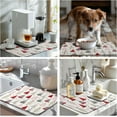 thumbnail image 7 of Christmas Dish Drying Mats for Kitchen Counter Xmas Tree Drying Mat Winter Holiday Dishes Drying Pad Microfiber Absorbent Dish Draining Mat Washable Dish Drainer Rack Mat 16x18 Inch, 7 of 7