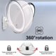 thumbnail image 4 of Makeup mirror light bulb makeup mirror with led fill light 10X magnification dry battery suction cup folding net celebrity beauty mirror cross-border, 4 of 5