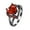 RD10, variant on TopLLC Rings Ring Fashion Color Big Zircon Heart Shaped Copper Ring Size 6-10 Copper ring