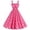 A-Hot Pink13, variant on Women's Glitter Heart Swing Dress Spaghetti Strap V Neck Fit And Flare Midi Dress Romantic Party Cocktail Date Night Dress