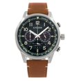 thumbnail image 1 of Citizen Reloj Eco-Drive Cronógrafo con Correa de Cuero y Esfera Verde CA4420-21X, Resistente Al Agua hasta 100 M., 1 of 2