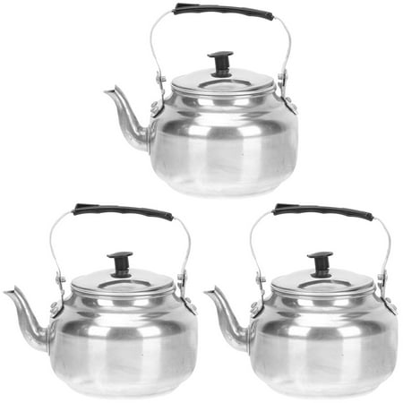 

FRCOLOR 3pcs Aluminum Alloy Kettle Home Tea Kettle Household Water Kettle Kitchen Teapot