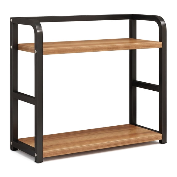 2-Tier Kitchen Countertop Organizer – Multifunctional Storage Rack for Spices, Oils, and Cooking Utensils