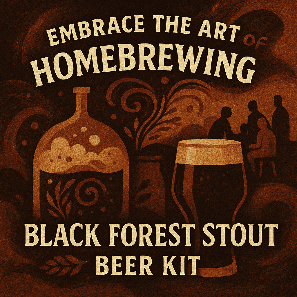 Label Peelers Black Forest Stout Beer Kit - Extract