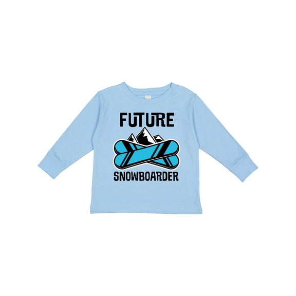 Inktastic Snowboarding Future Snowboarder Boys or Girls Long Sleeve Toddler T-Shirt