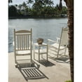 thumbnail image 4 of polywood 3-piece jefferson outdoor rocking chair & side table set, 4 of 11