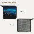 thumbnail image 2 of Rocae Planet Earth for Square Silicone Anti-scalding Mat Trivet Hot Pads for Kitchen Counter, Silicone Trivets for Hot Pots and Pans, 2 of 8