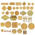 thumbnail image 4 of Advancent Soporte para maceta, maceta con fondo de madera, platillo, decoración del hogar, bandejas de adornos, placa de jardinera para ventana de Jardín y Patio Tipo30 Advancent HA061367-30B, 4 of 6