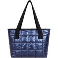 thumbnail image 1 of LHSHID Women Retro Nylon Tote Hanbag Large Quilted Cotton Down Hobo Shoulder Bag Purse, 1 of 3
