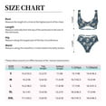 thumbnail image 4 of Kdxio Space Puppy Print Women's 2 Piece High Waisted Wrap Spaghetti Strap Summer Swimsuit Bikini Set-Large, 4 of 7
