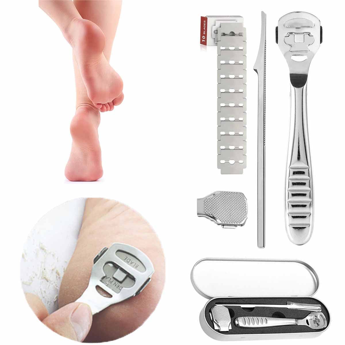 Pedicure Knife Tool Professional Stainless Steel Foot Scrubber Dead Skin  Remover 1pc Foot Scraper Knife To Remove Dead Skin Callus Knife Scraping  Pedicure Tool For Men Women Foot Care