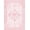 Pink, variant on ASPILLOW Washable Rug 4x6 Pink Soft Bohemian Accent Rugs Foldable Low Pile Carpet for Dining Family Room Foyer Apartment Den