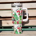 thumbnail image 5 of 40 oz Grin-chi ChristmasTumbler with Lid and Straw, Stainless Steel Tumbler with Handle, Car Mug Outdoor Sports Travel Christmas Gift 40oz Insulated Tumblers (Christmas 9), 5 of 5
