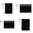 thumbnail image 3 of Black Acrylic Magnetic Fridge Board Plan Daily Weekly Monthly Schedule Board, 3 of 9