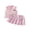 Pink, variant on BemeyourBBs Toddler Baby Girls Summer Clothes Little Baby Girl Golf Outfit Sleeveless Golf Cart Embroidery Vest Tank Tops with Pleated Skirt 2Pcs Set
