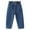 Blue, variant on ameIAEA Denim Pants for Unisex Kids Elastic Waisted Wide Leg Jeans Toddler Solid Color Trouser with Pockets