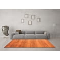 thumbnail image 3 of Ahgly Company Indoor Rectangle Abstract Orange Modern Area Rugs, 5' x 8', 3 of 4
