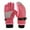 Hot Pink, variant on Fridja Girls Boys Snow Gloves Kids Ski Winter Gloves Waterproof Windproof Children Warm Gloves 5 up