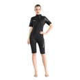 thumbnail image 1 of Wet Suits for Women 3mm, Front Zip Neoprene Shorty Diving, 1 of 8