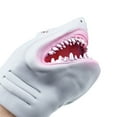 thumbnail image 4 of Animales realistas marionetas de mano guantes tiburón suave juguete elástico para niños y niñas, 4 of 6