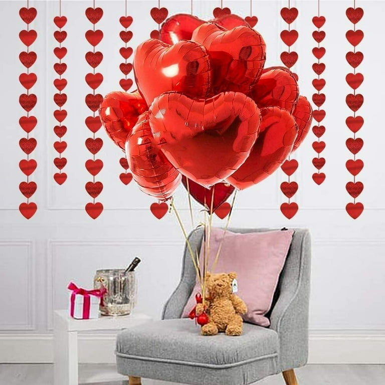 8 idea Rose Petals Decoration for valentines, Heart Rose Decoration