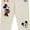 Ivory(02), variant on Girls Lilo and Stitch Jogger Sweatpants with Minnie Mouse Princesses, Little and Big Girls Sizes 4-16