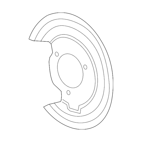 Genuine OEM GM Part # 84306633 Backing Plate