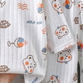 thumbnail image 3 of enyan Toddler Baby Girls Clothes 3 6 12 18 24 Months 2T 3T 4T 5T Boys Fall Winter Outfits Letter Graphic Crewneck Sweatshirts + Joggers Pants Set Boys Cotton Pajamas（Sky Blue,4-5 Years）, 3 of 3