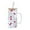 E, variant on Heat- Glass Tumbler with Lid and Straw for Iced Coffee Juice Milk and Various Cold Beverages
