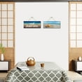 thumbnail image 5 of WIRESTER (2 Pack) Rectangle Wooden Hanging Sign Plaque with Rope For Decorative Room Door Wall Home House Office - Sand Beach Home, Seashells On The Beach, 5 of 6