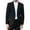 Black, variant on Mens Sport Big And Tall Sport Coats And Blazers Business Casual Suit Jacket 2 Button Regular Fit