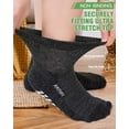 thumbnail image 3 of AMITOFO Bamboo Viscose Ankle Diabetic Socks for Men and Women, 4 Pair Non Binding Seamless Toe Slipper Socks with Non Slip Grippers for Women Wide Calf, 3 of 8
