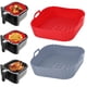 thumbnail image 2 of Freidoras de aire de silicona de 22cm, bandeja para hornear Pizza, pollo frito, cesta de silicona, sartén reutilizable, accesorios de revestimiento, 2 of 4