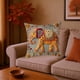 thumbnail image 4 of Funda de almohada con estampado de elefantes con efecto visual tridimensional, estilo bohemio, ideal para decorar el hogar, la habitación o la pared. Perfecta para la sala de estar o el sofá. Funda de, 4 of 6