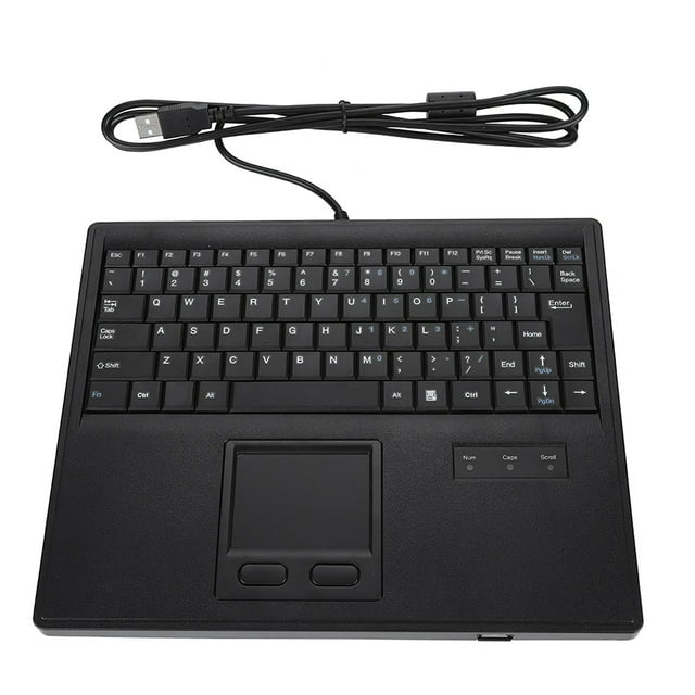 Computer Keyboardwith Touchpad,10in Scirrors Foot Keys Touchpad Keyboard USB Touch Pad Keyboard Built to Last