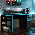 thumbnail image 2 of Escritorio Gamer Madesa, para PC y consola, Azul, 2 of 10