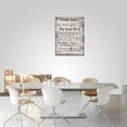 thumbnail image 5 of Family Rules Wall Art Family Rules Signs Pictures Wall Decor Family Word Sign Canvas Painting Print Home Inspirational Quotes Artworks Decor Framed for Bedroom Living Room Dining room Bathroom 12"x16", 5 of 6