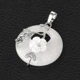 thumbnail image 4 of Collar Yashi Broche Ping'an con colgante de cristal y amatista pequeña, 4 of 5