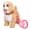 Yellow And White, variant on Interactive Electric Plush Dog That Talks And Sticks Tongue Out For Fun Ages 3+
